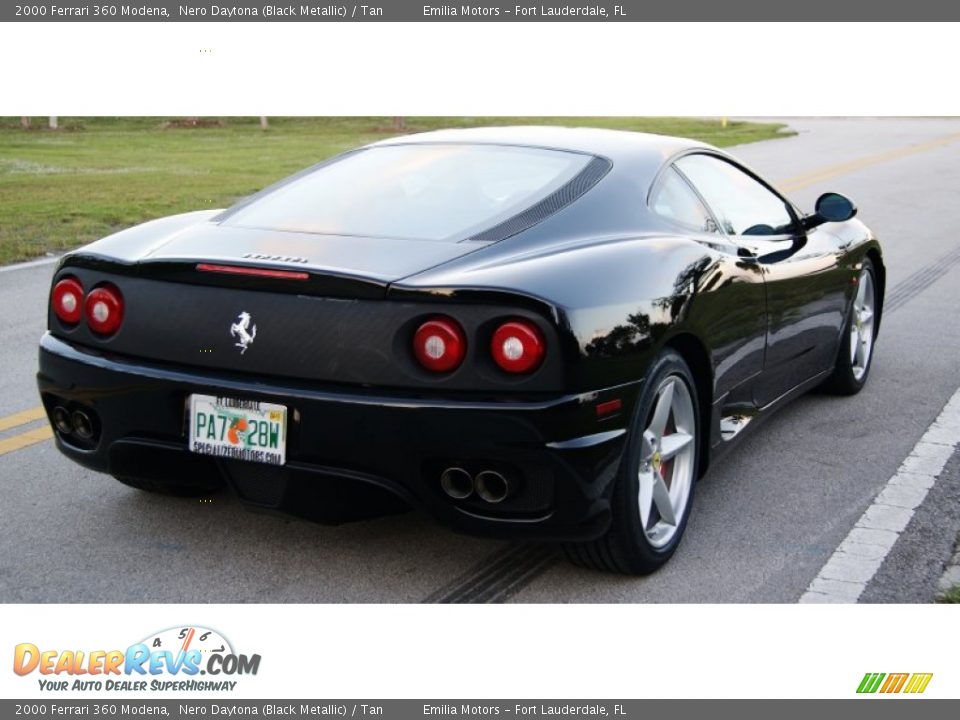 2000 Ferrari 360 Modena Nero Daytona (Black Metallic) / Tan Photo #3
