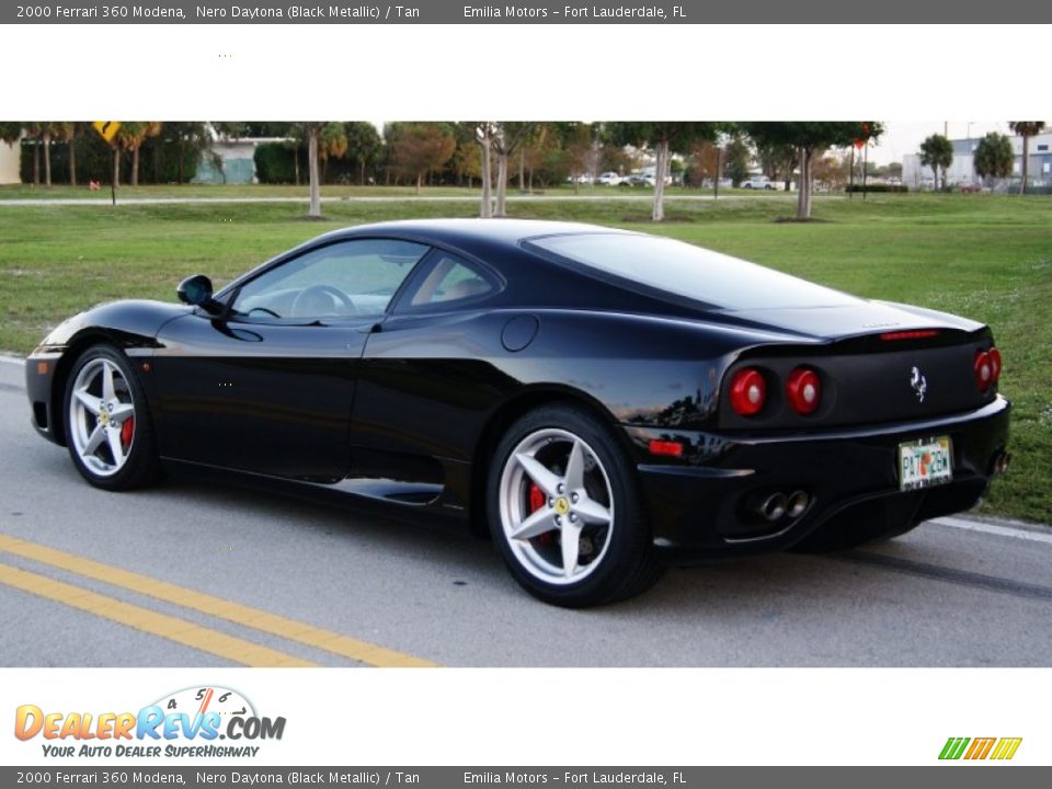 2000 Ferrari 360 Modena Nero Daytona (Black Metallic) / Tan Photo #4