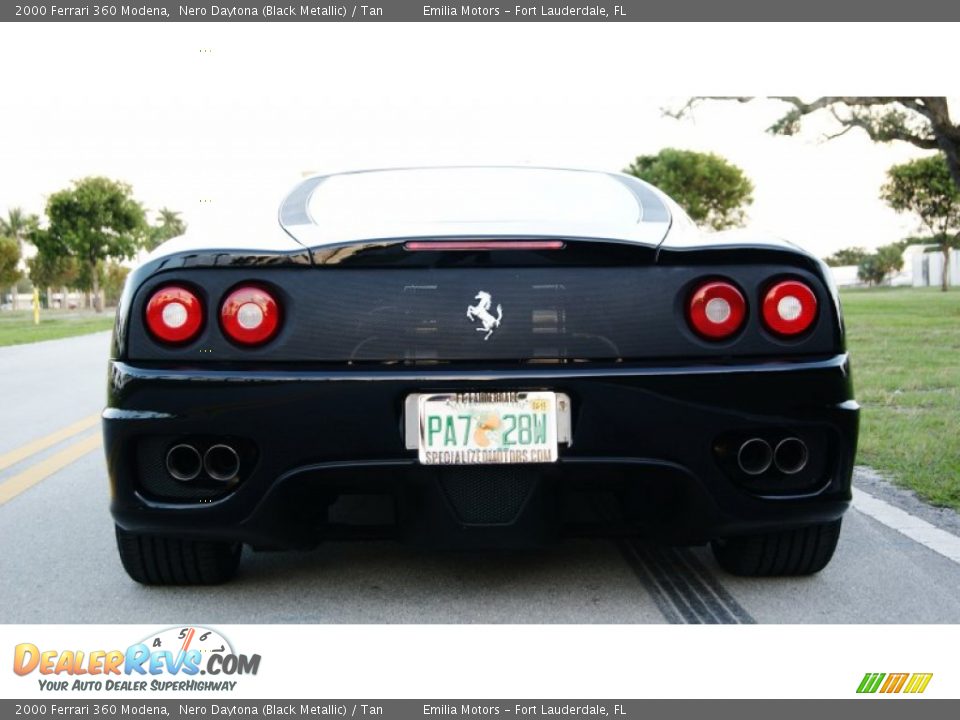 2000 Ferrari 360 Modena Nero Daytona (Black Metallic) / Tan Photo #7