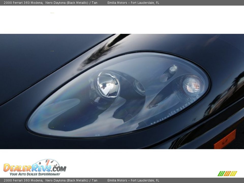 2000 Ferrari 360 Modena Nero Daytona (Black Metallic) / Tan Photo #9