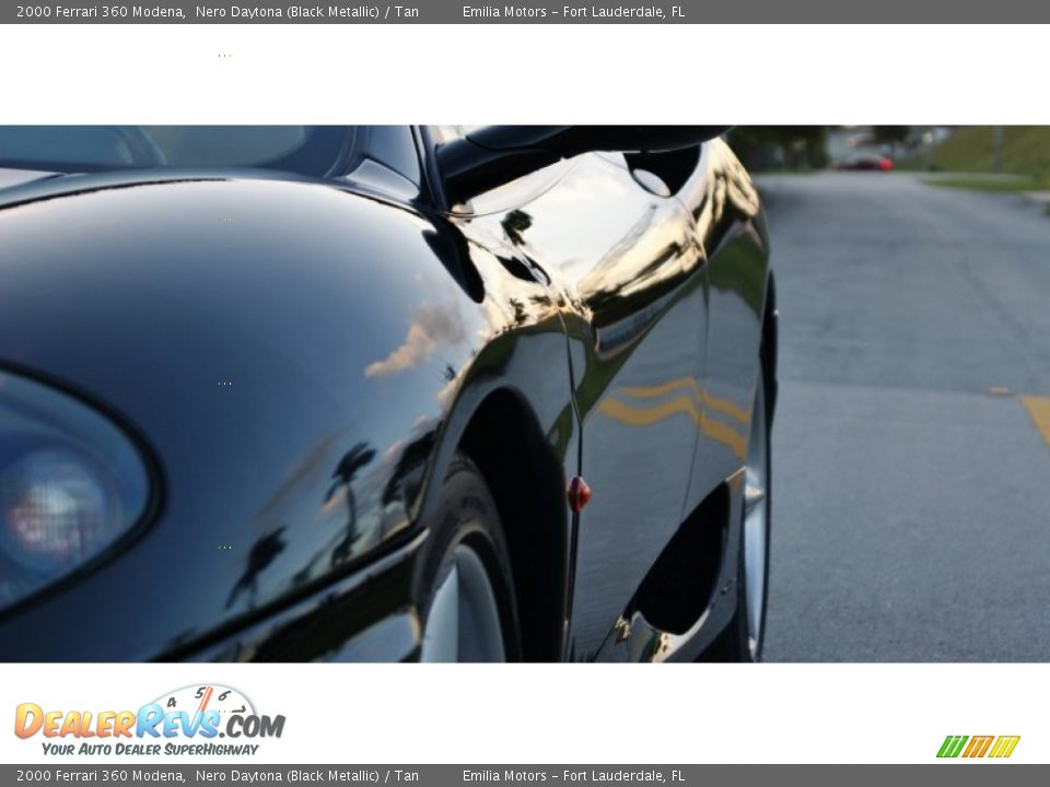 2000 Ferrari 360 Modena Nero Daytona (Black Metallic) / Tan Photo #10