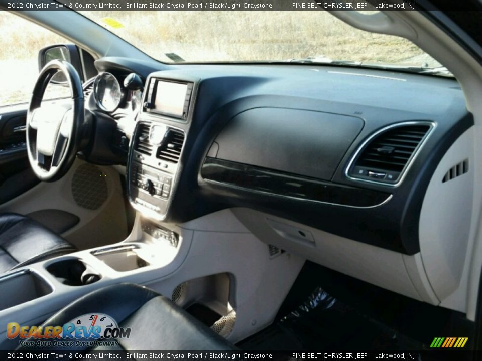 2012 Chrysler Town & Country Limited Brilliant Black Crystal Pearl / Black/Light Graystone Photo #6