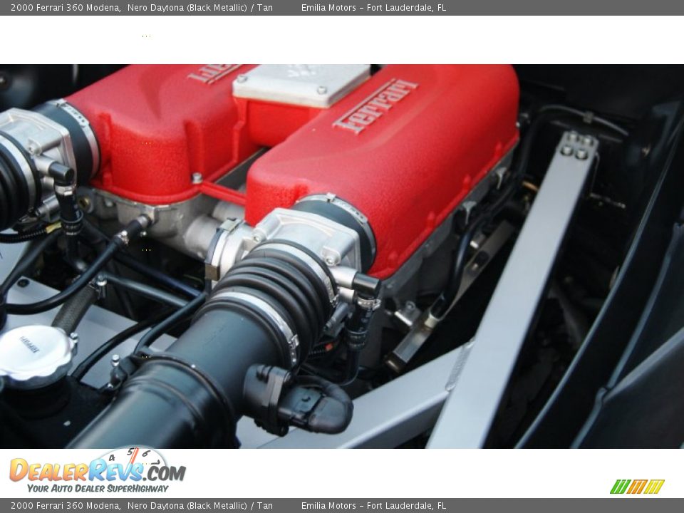 2000 Ferrari 360 Modena Nero Daytona (Black Metallic) / Tan Photo #47