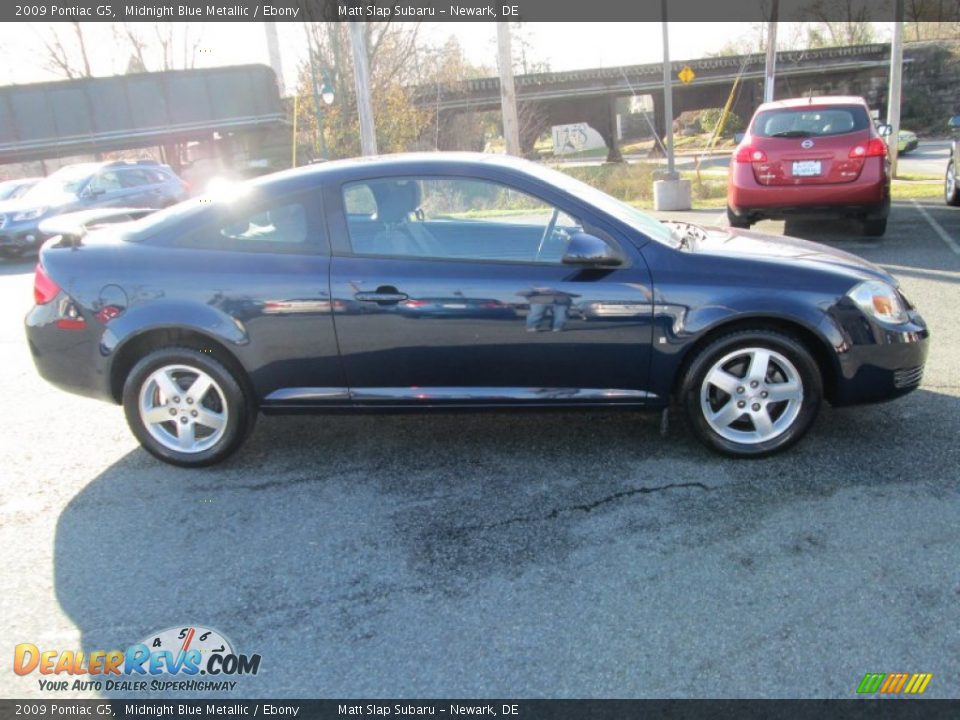 2009 Pontiac G5 Midnight Blue Metallic / Ebony Photo #5