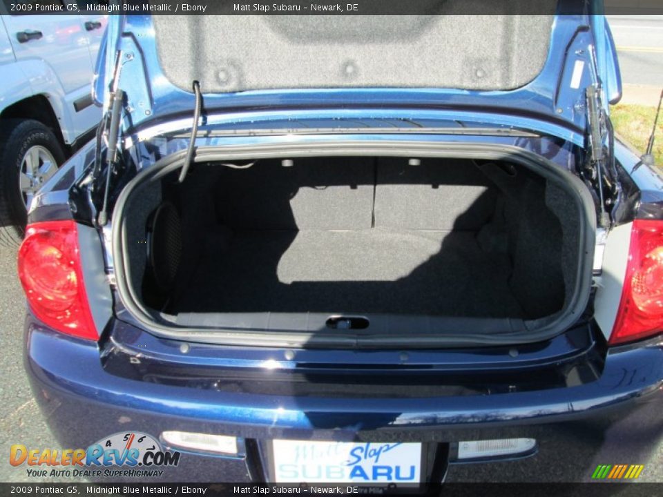 2009 Pontiac G5 Midnight Blue Metallic / Ebony Photo #15