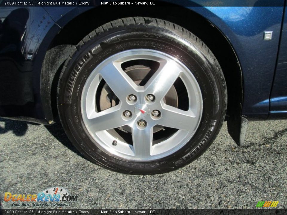 2009 Pontiac G5 Midnight Blue Metallic / Ebony Photo #20