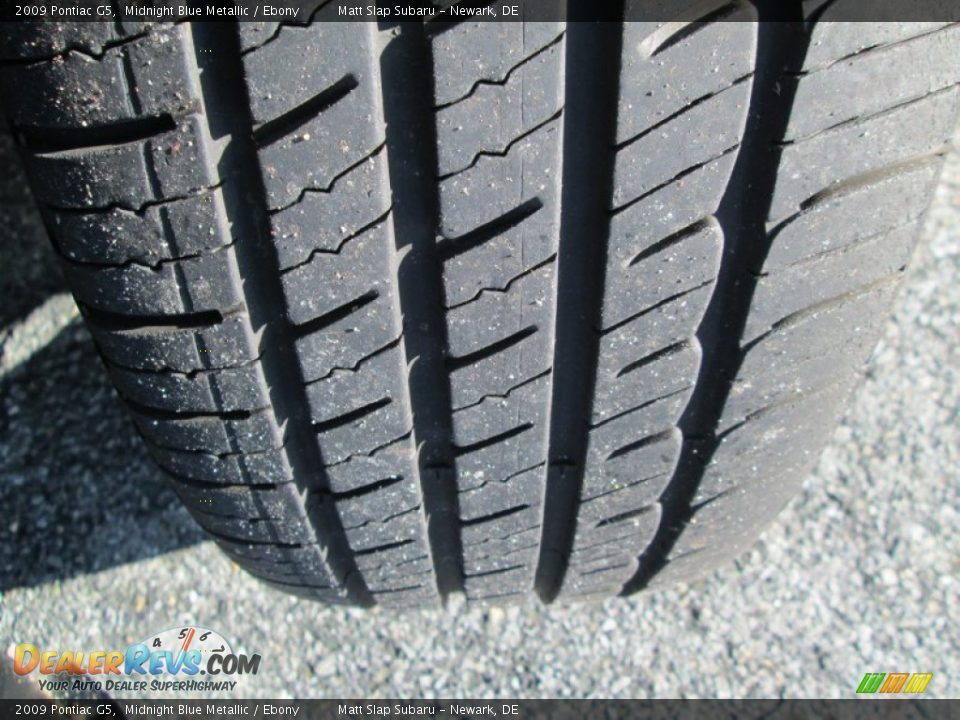 2009 Pontiac G5 Midnight Blue Metallic / Ebony Photo #21