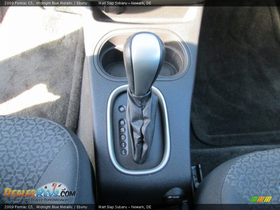 2009 Pontiac G5 Midnight Blue Metallic / Ebony Photo #24