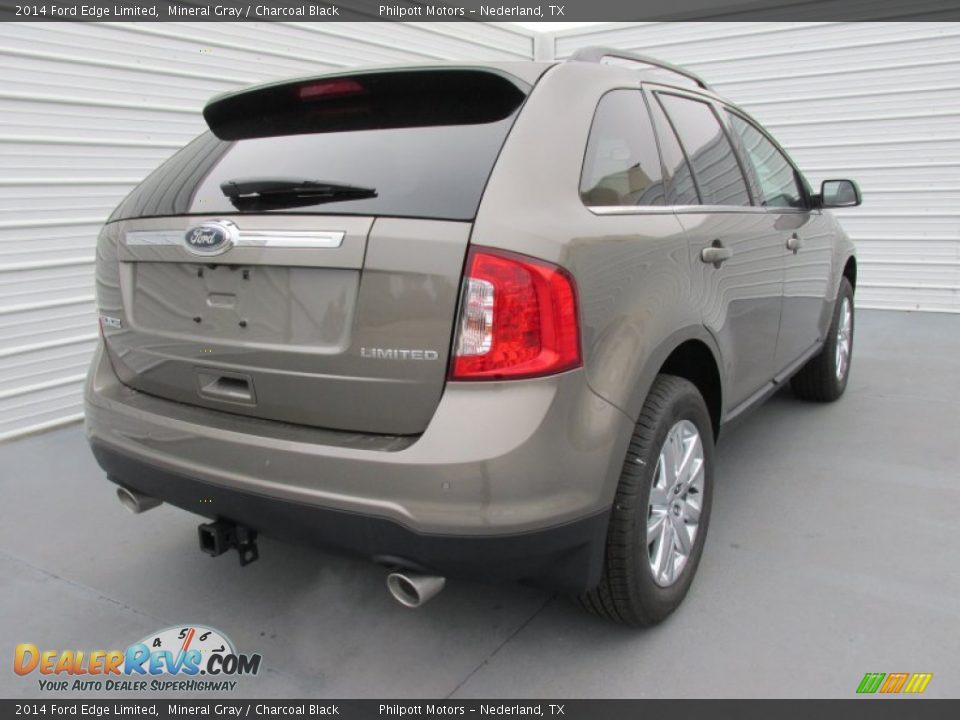 2014 Ford Edge Limited Mineral Gray / Charcoal Black Photo #4