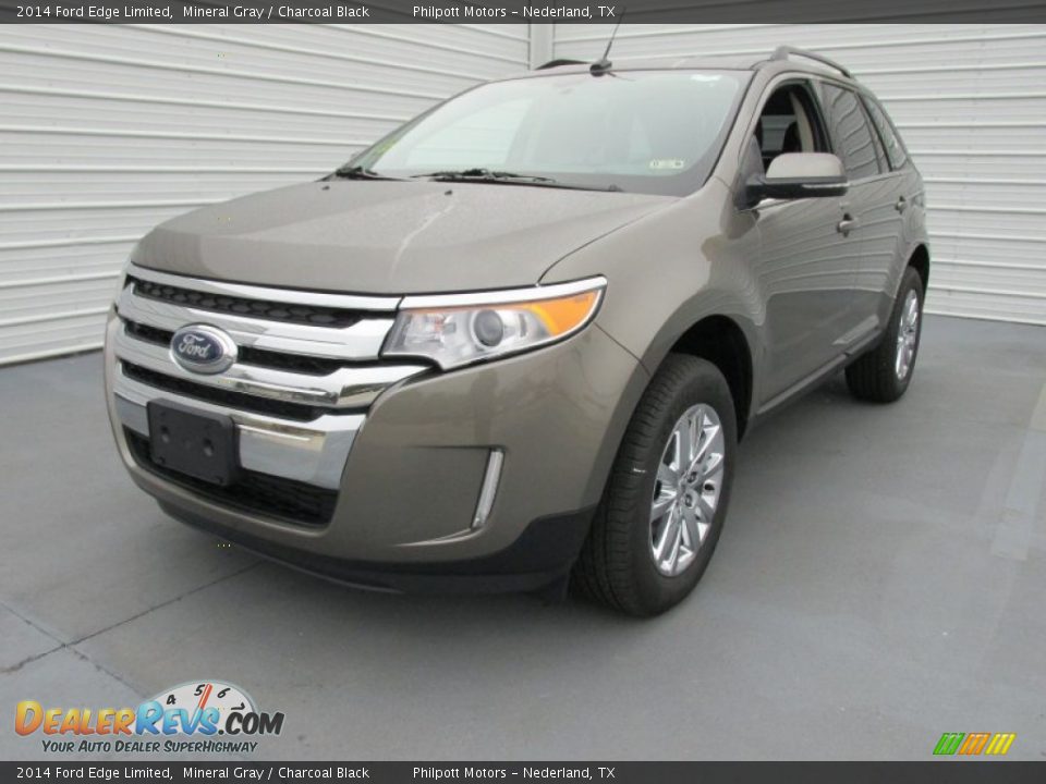 2014 Ford Edge Limited Mineral Gray / Charcoal Black Photo #7