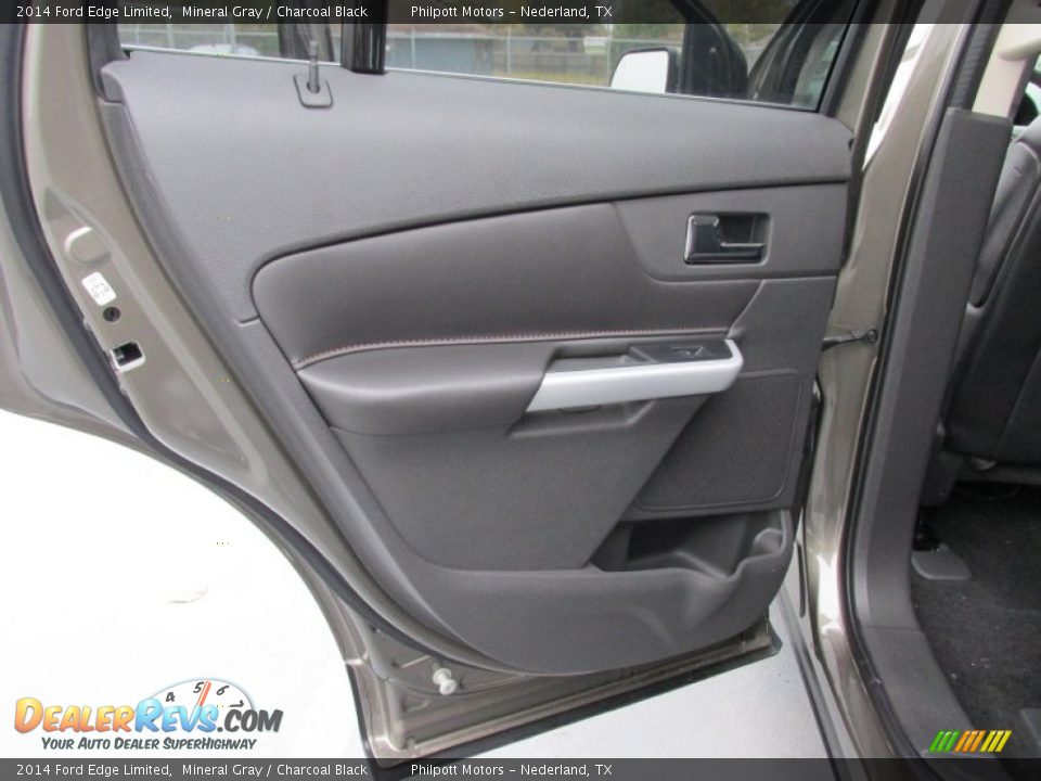 2014 Ford Edge Limited Mineral Gray / Charcoal Black Photo #22
