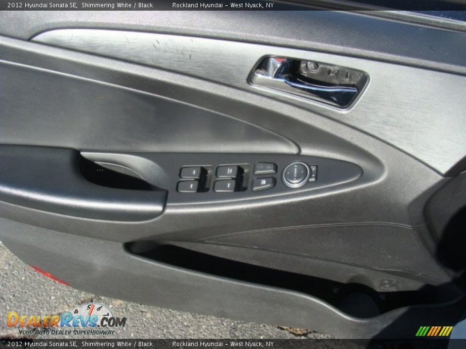 2012 Hyundai Sonata SE Shimmering White / Black Photo #7