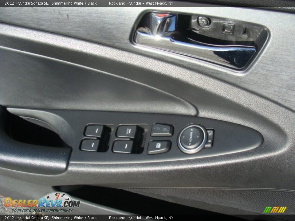 2012 Hyundai Sonata SE Shimmering White / Black Photo #8
