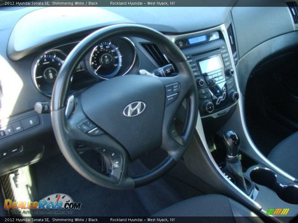 2012 Hyundai Sonata SE Shimmering White / Black Photo #9