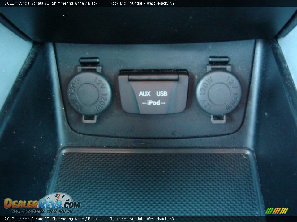 2012 Hyundai Sonata SE Shimmering White / Black Photo #18