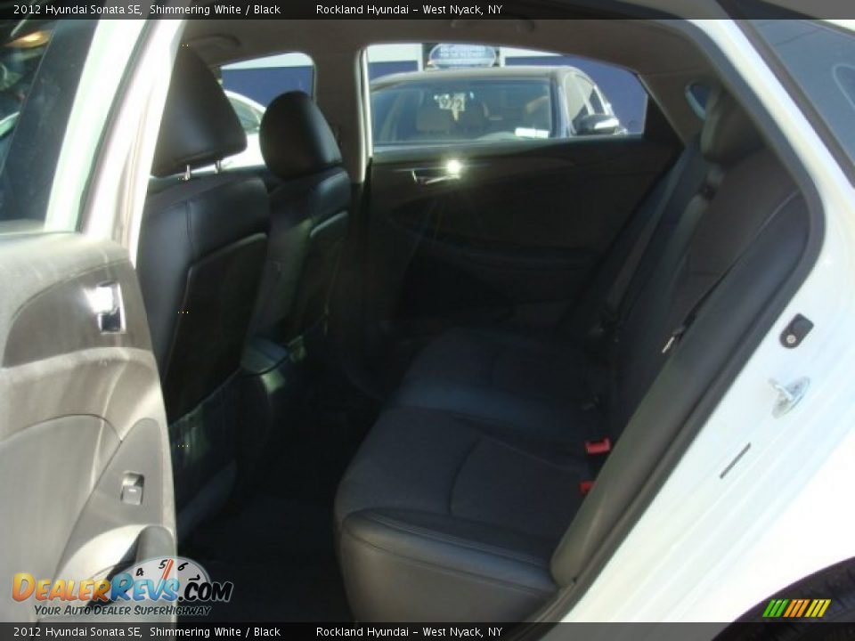 2012 Hyundai Sonata SE Shimmering White / Black Photo #20