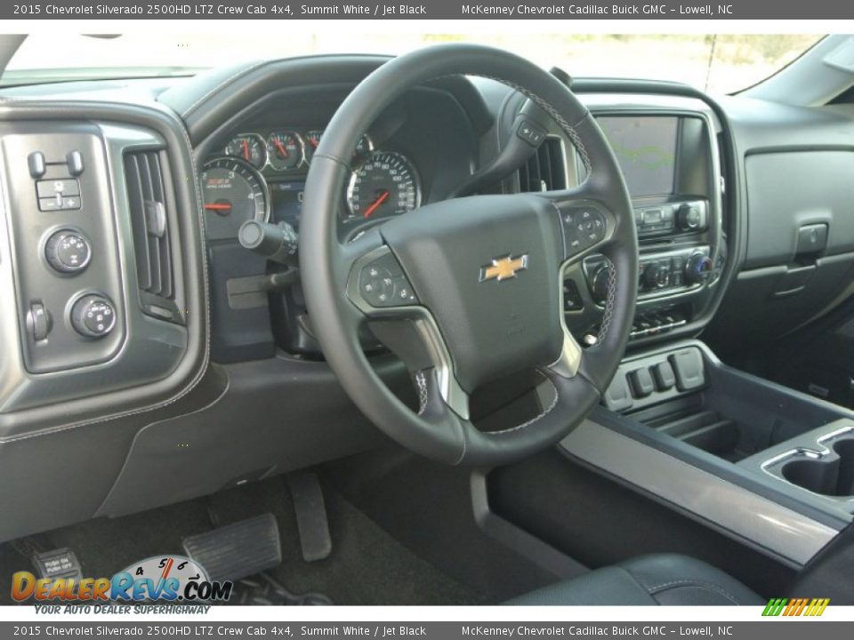 2015 Chevrolet Silverado 2500HD LTZ Crew Cab 4x4 Summit White / Jet Black Photo #27