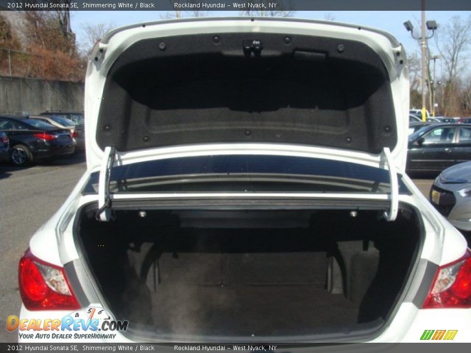 2012 Hyundai Sonata SE Shimmering White / Black Photo #21