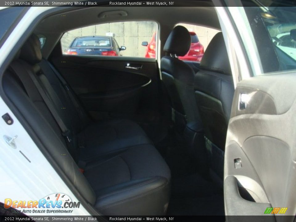2012 Hyundai Sonata SE Shimmering White / Black Photo #23