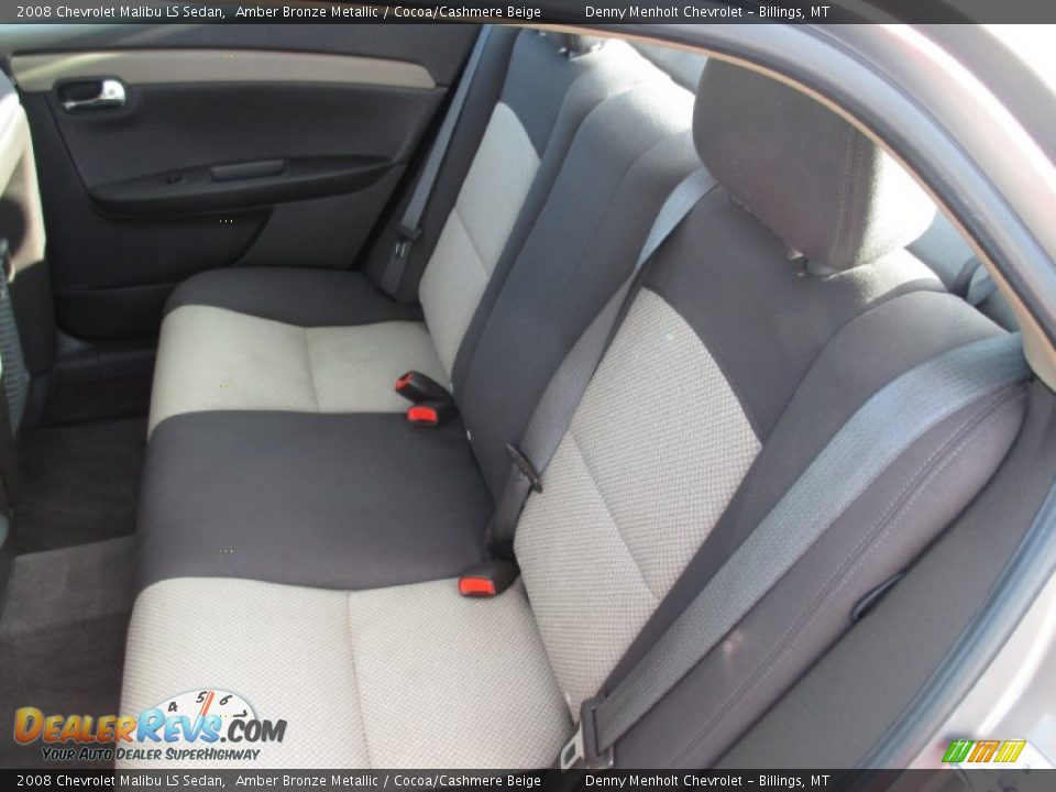 2008 Chevrolet Malibu LS Sedan Amber Bronze Metallic / Cocoa/Cashmere Beige Photo #9