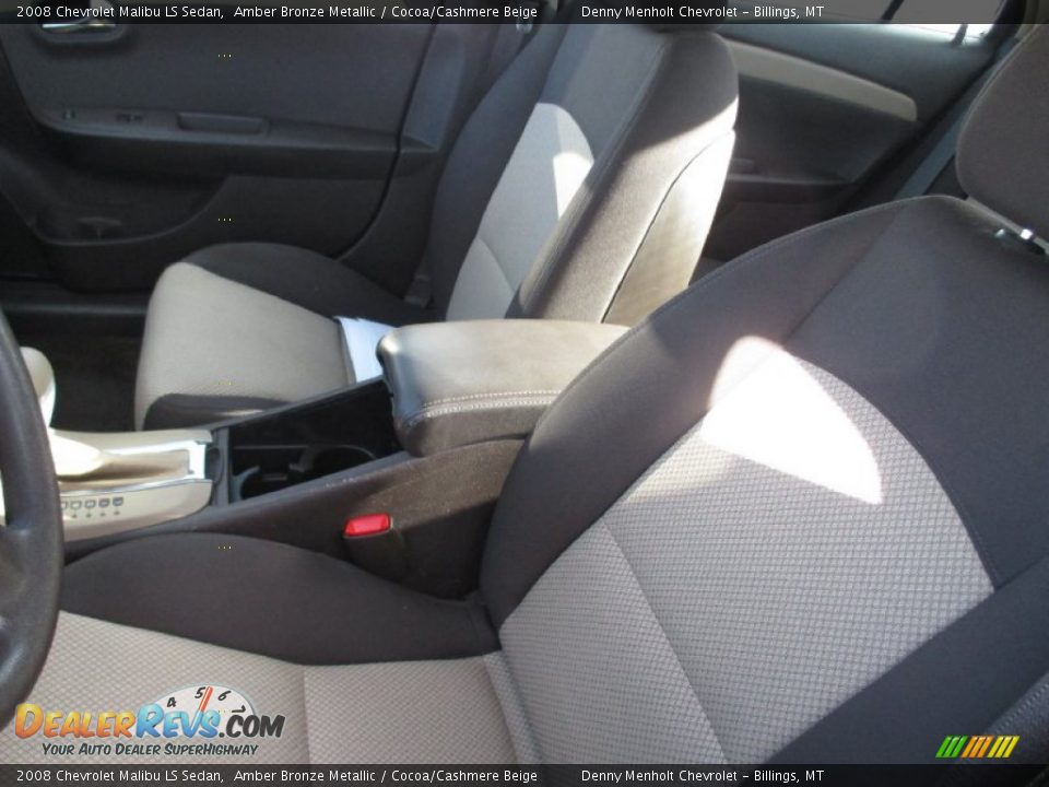 2008 Chevrolet Malibu LS Sedan Amber Bronze Metallic / Cocoa/Cashmere Beige Photo #11