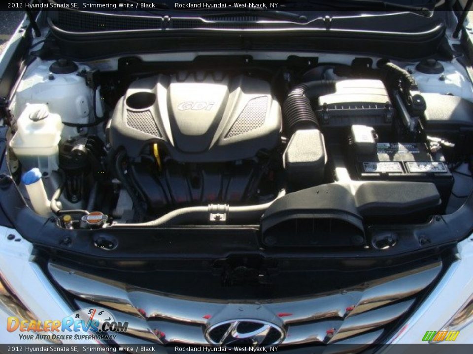 2012 Hyundai Sonata SE Shimmering White / Black Photo #29