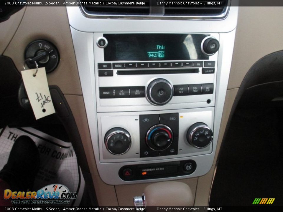 2008 Chevrolet Malibu LS Sedan Amber Bronze Metallic / Cocoa/Cashmere Beige Photo #14