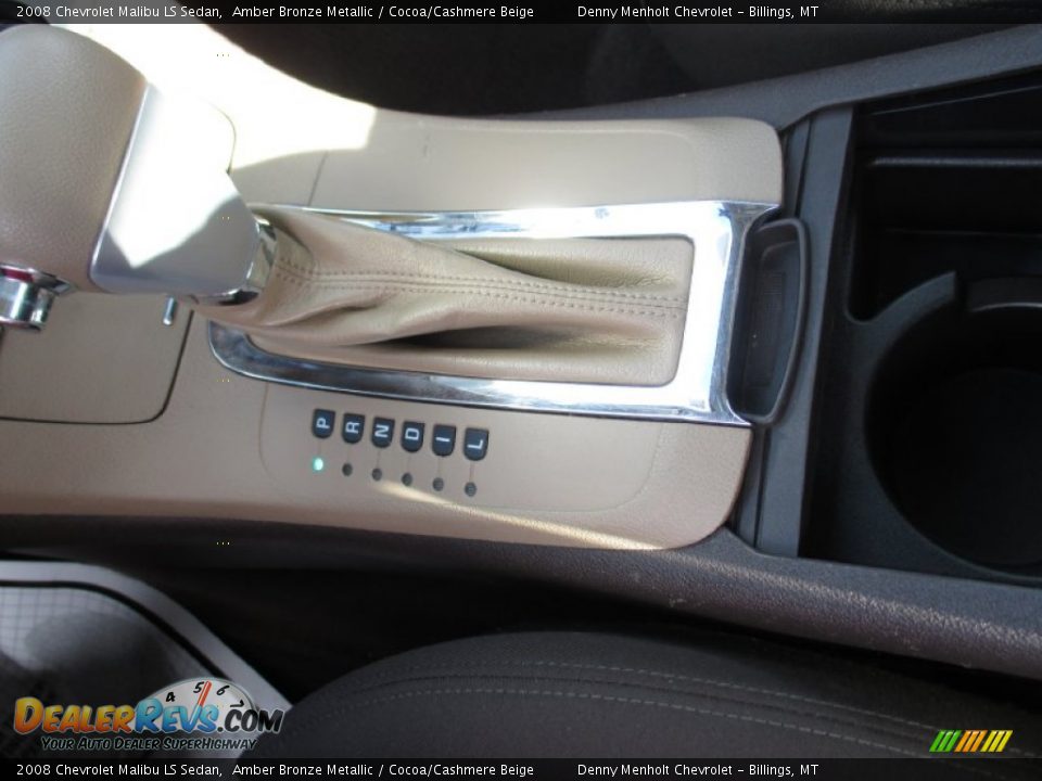 2008 Chevrolet Malibu LS Sedan Amber Bronze Metallic / Cocoa/Cashmere Beige Photo #15
