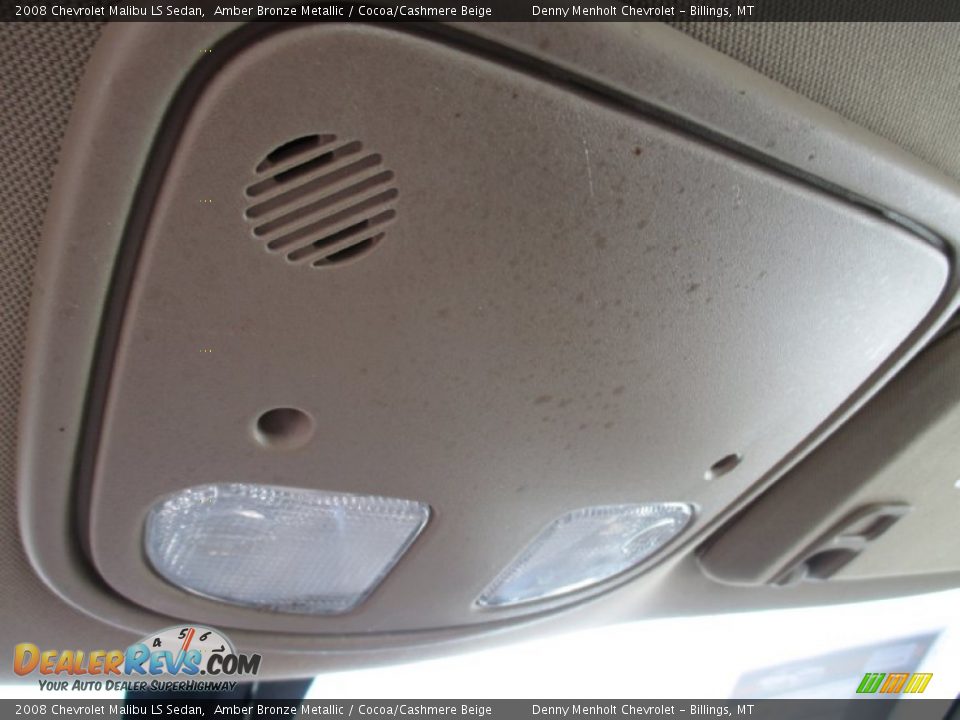 2008 Chevrolet Malibu LS Sedan Amber Bronze Metallic / Cocoa/Cashmere Beige Photo #17