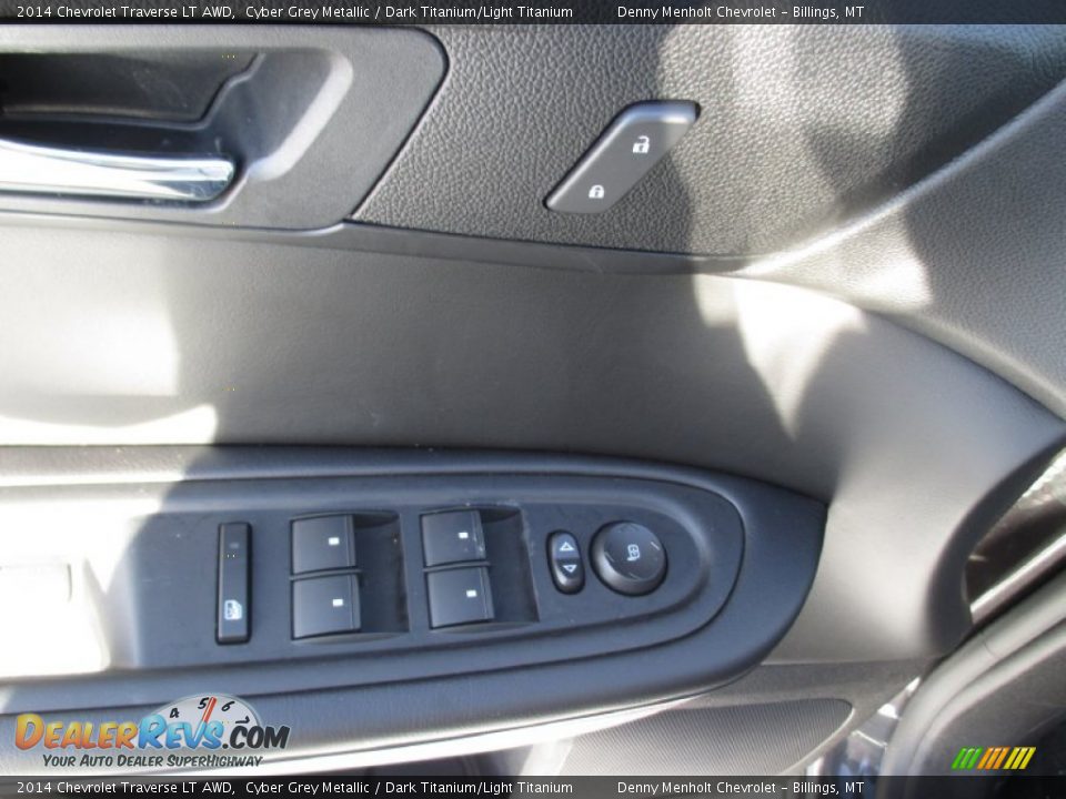2014 Chevrolet Traverse LT AWD Cyber Grey Metallic / Dark Titanium/Light Titanium Photo #14