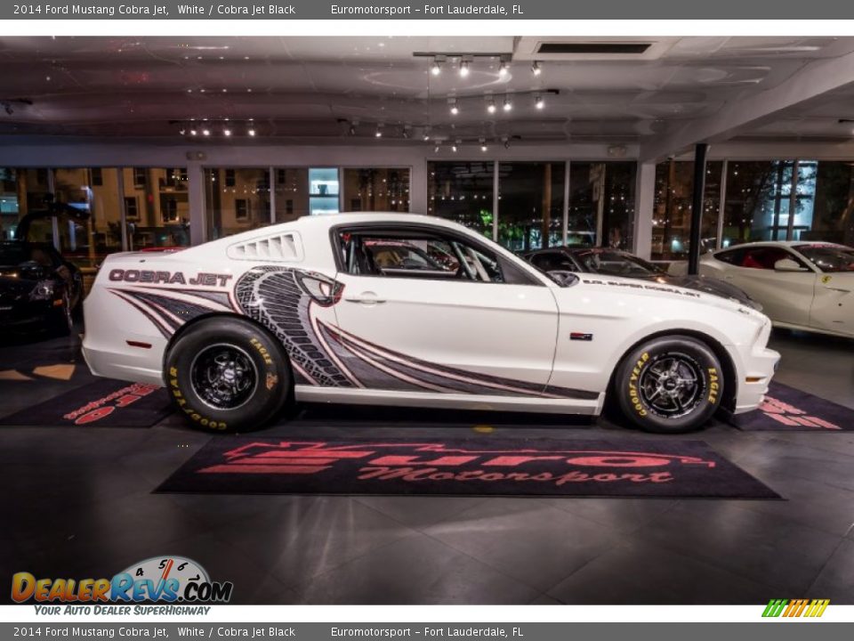 2014 Ford Mustang Cobra Jet White / Cobra Jet Black Photo #6