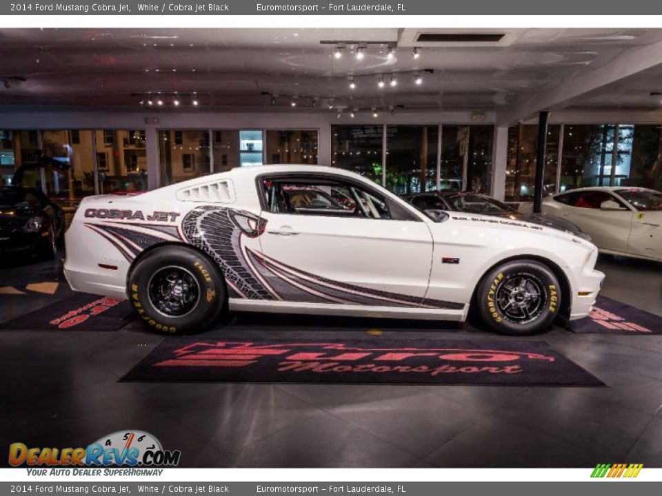 2014 Ford Mustang Cobra Jet White / Cobra Jet Black Photo #7