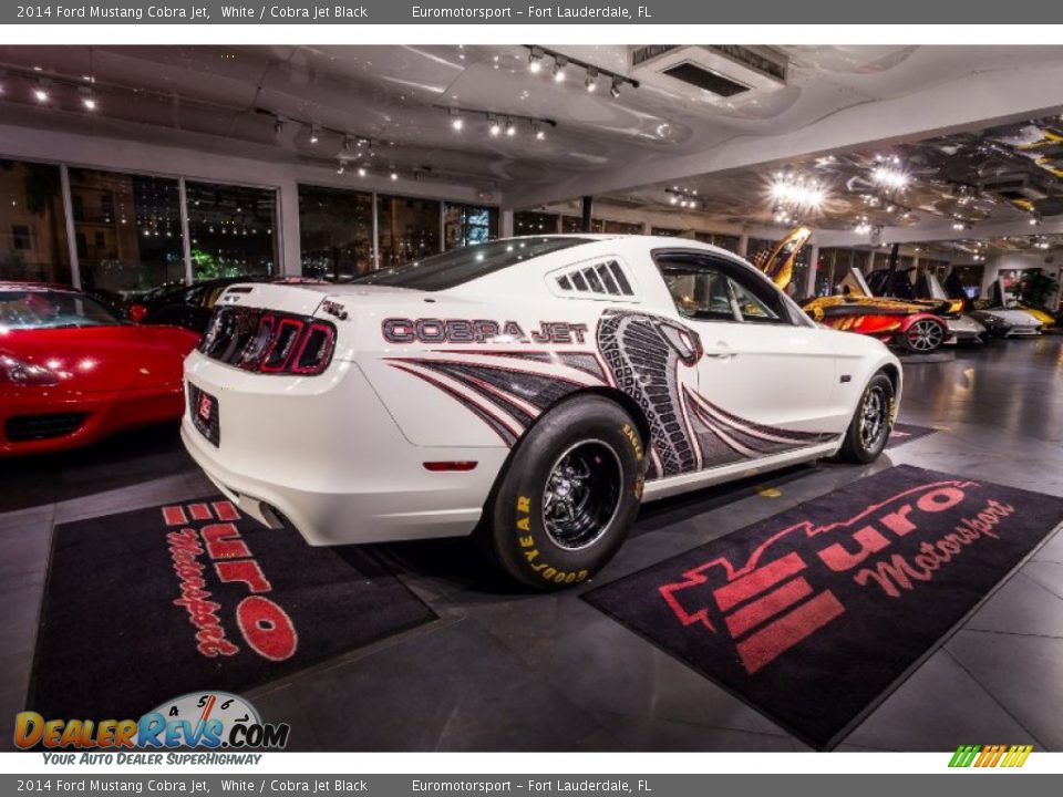 2014 Ford Mustang Cobra Jet White / Cobra Jet Black Photo #9