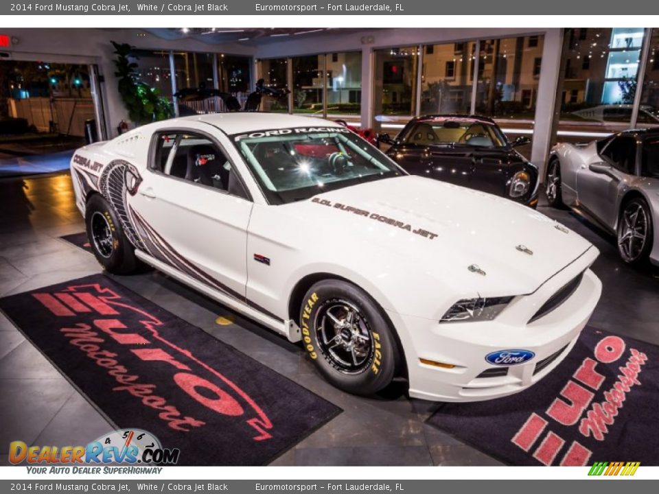 2014 Ford Mustang Cobra Jet White / Cobra Jet Black Photo #17