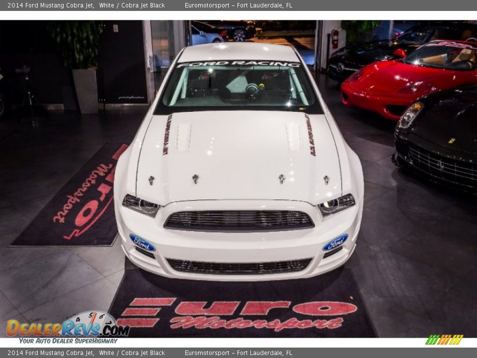 2014 Ford Mustang Cobra Jet White / Cobra Jet Black Photo #30