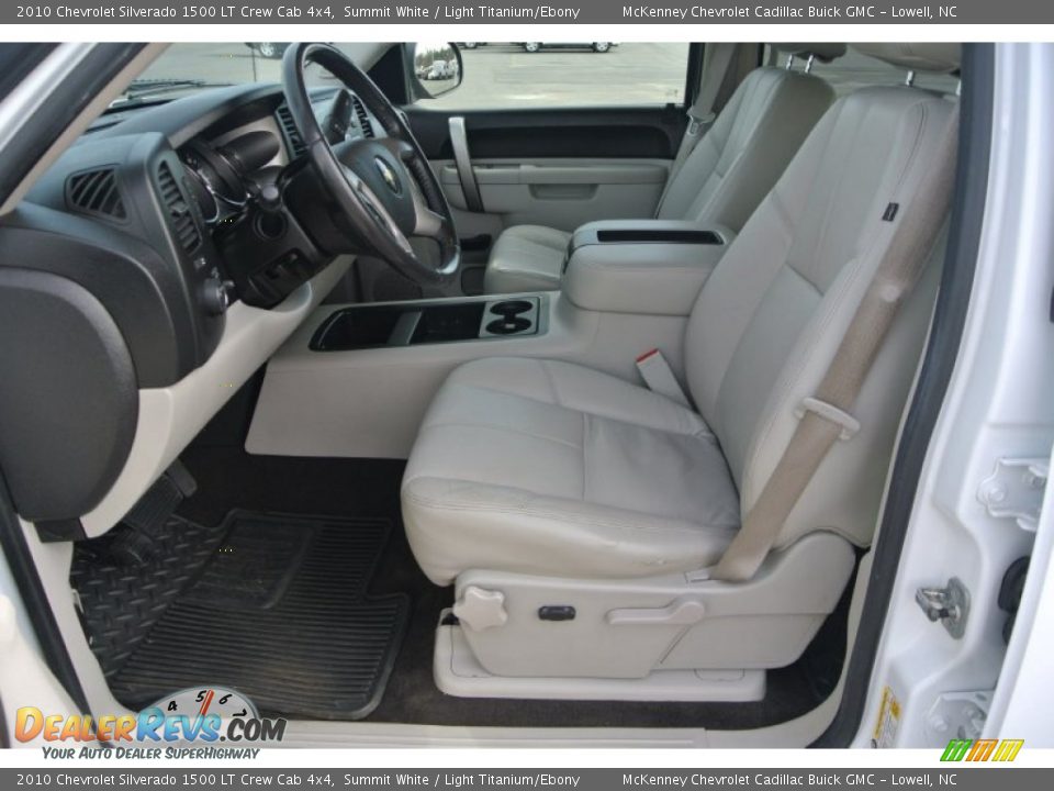 2010 Chevrolet Silverado 1500 LT Crew Cab 4x4 Summit White / Light Titanium/Ebony Photo #5
