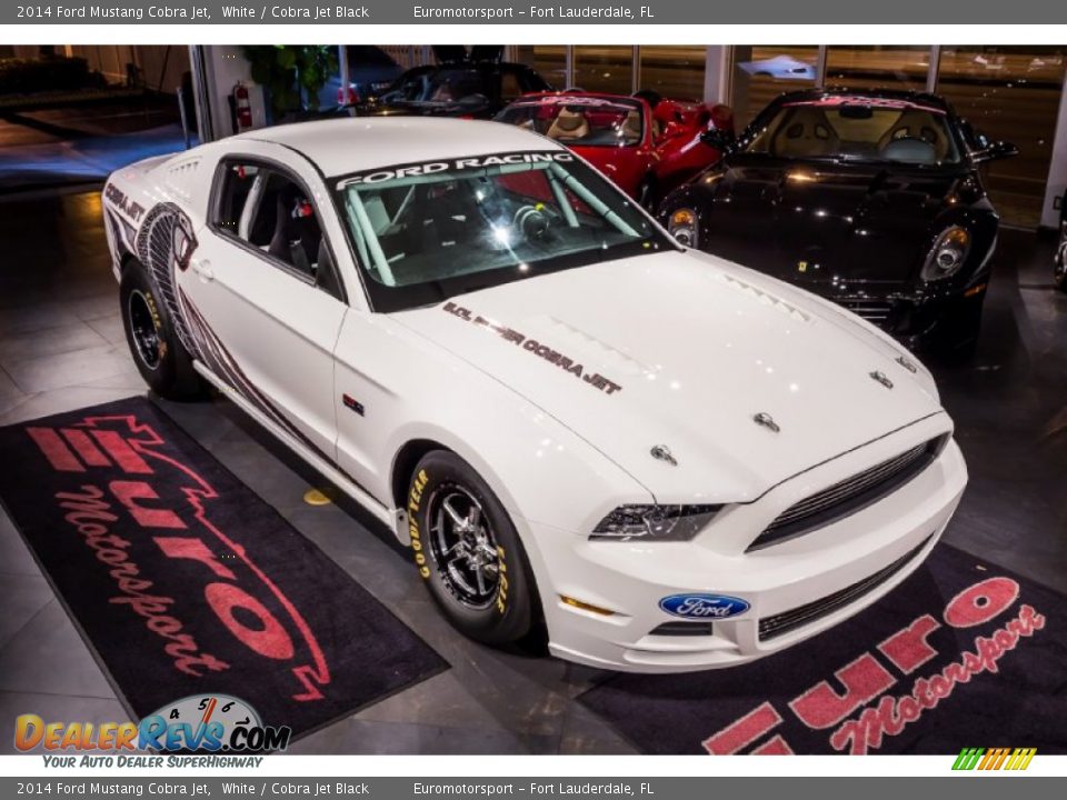 2014 Ford Mustang Cobra Jet White / Cobra Jet Black Photo #31