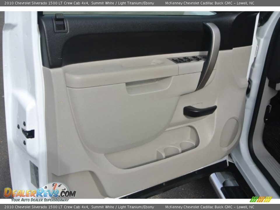 2010 Chevrolet Silverado 1500 LT Crew Cab 4x4 Summit White / Light Titanium/Ebony Photo #6