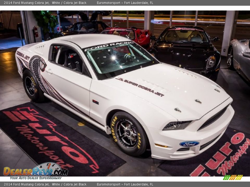 2014 Ford Mustang Cobra Jet White / Cobra Jet Black Photo #33