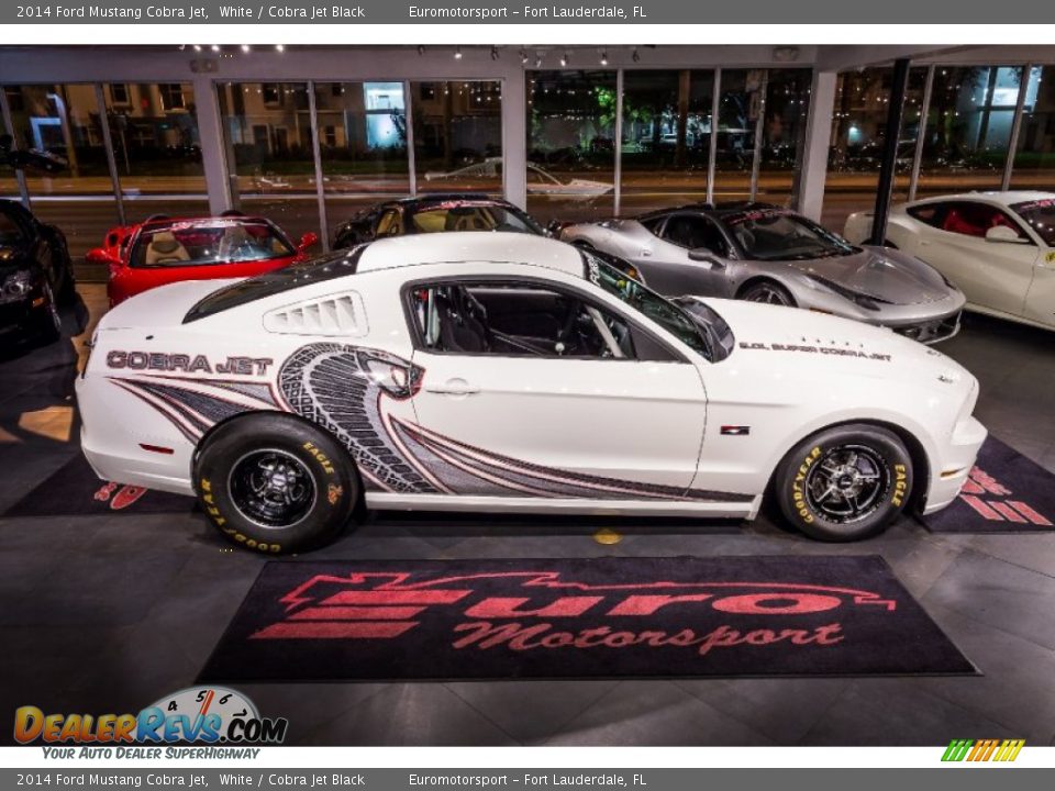 2014 Ford Mustang Cobra Jet White / Cobra Jet Black Photo #36