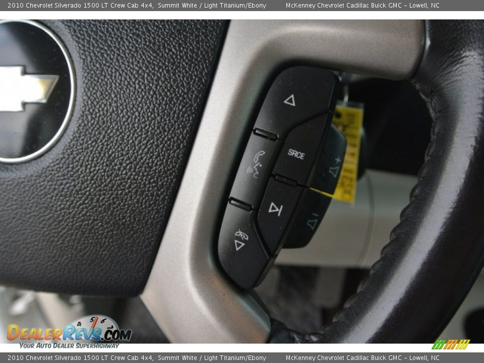 2010 Chevrolet Silverado 1500 LT Crew Cab 4x4 Summit White / Light Titanium/Ebony Photo #12