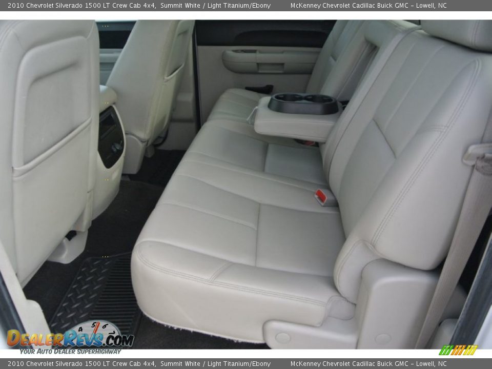 2010 Chevrolet Silverado 1500 LT Crew Cab 4x4 Summit White / Light Titanium/Ebony Photo #15