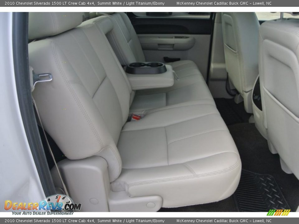 2010 Chevrolet Silverado 1500 LT Crew Cab 4x4 Summit White / Light Titanium/Ebony Photo #22