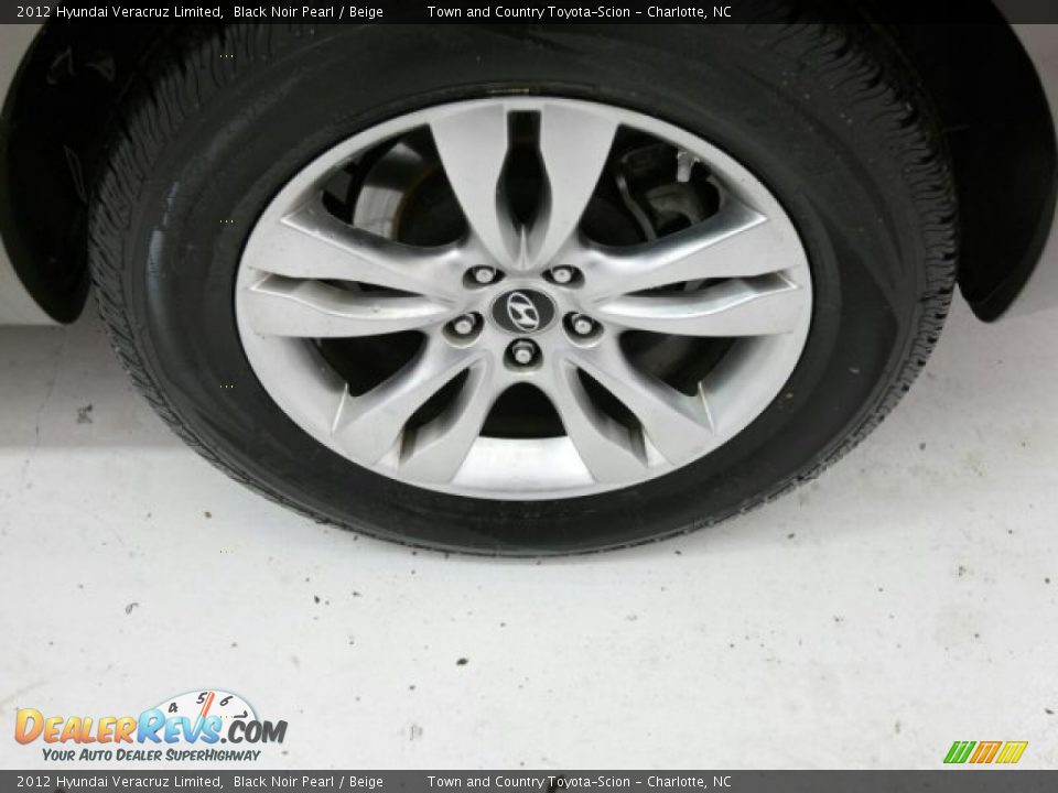 2012 Hyundai Veracruz Limited Black Noir Pearl / Beige Photo #10