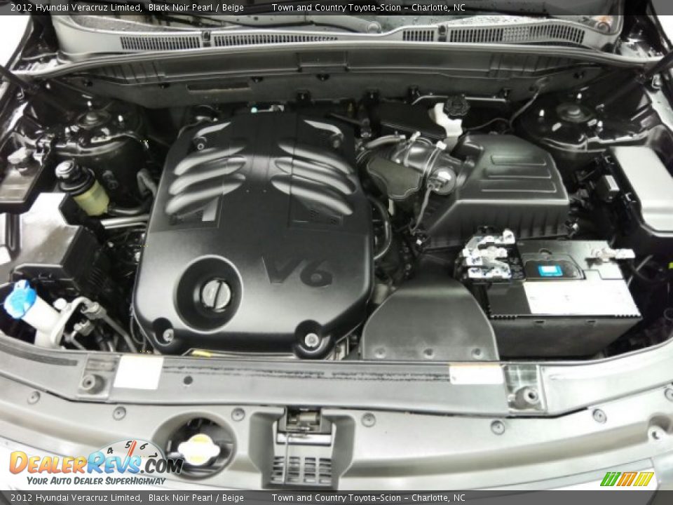 2012 Hyundai Veracruz Limited Black Noir Pearl / Beige Photo #15