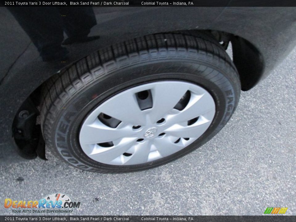 2011 Toyota Yaris 3 Door Liftback Black Sand Pearl / Dark Charcoal Photo #3
