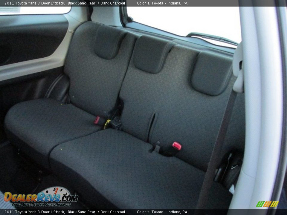 2011 Toyota Yaris 3 Door Liftback Black Sand Pearl / Dark Charcoal Photo #13