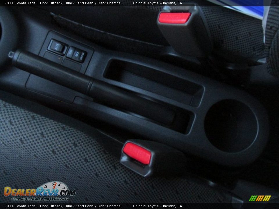 2011 Toyota Yaris 3 Door Liftback Black Sand Pearl / Dark Charcoal Photo #18