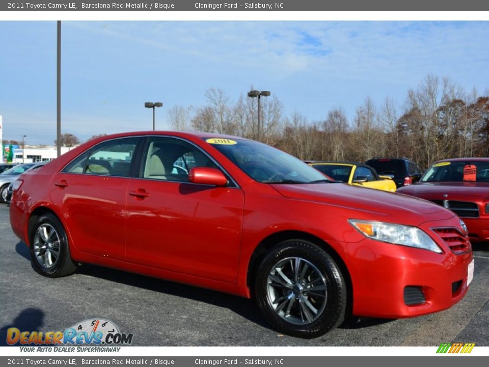 2011 Toyota Camry LE Barcelona Red Metallic / Bisque Photo #1