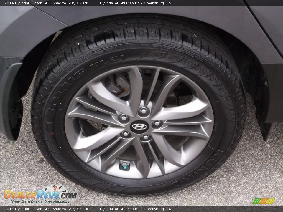 2014 Hyundai Tucson GLS Shadow Gray / Black Photo #8